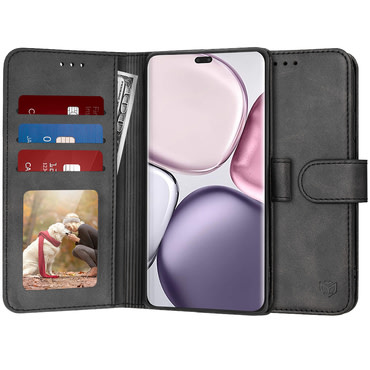 Nyitható tok Techsuit "Diary Book" Honor Magic7 Lite készülékekhez - fekete