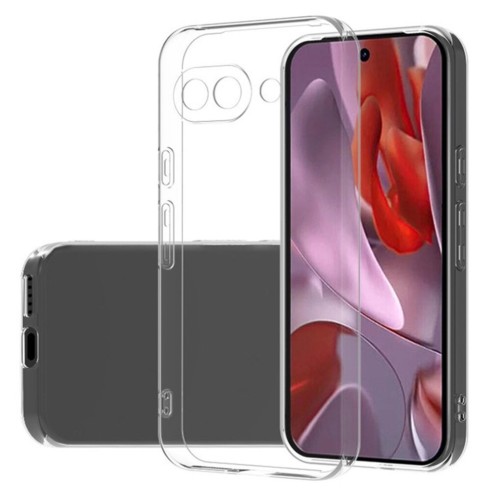 TPU gél tok Google Pixel 9a készülékekhez - átlátszó