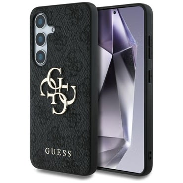 Eredeti kemény TPU tok Guess "4G Big Metal Logo" Samsung Galaxy S25 Plus készülékekhez - black