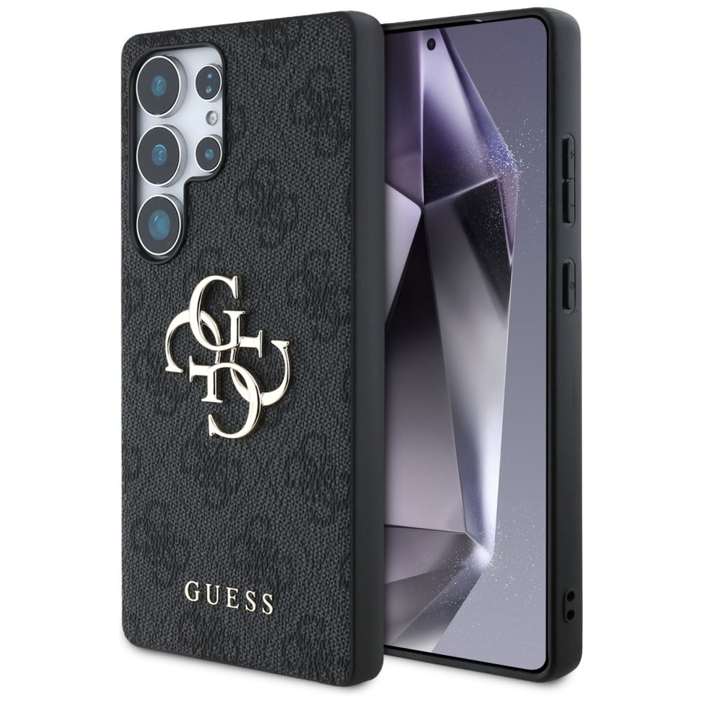 Eredeti kemény TPU tok Guess "4G Big Metal Logo" Samsung Galaxy S25 Ultra készülékekhez - black
