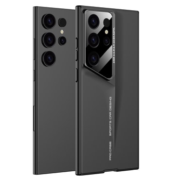 Prémium vékony tok "Blade" hátsó kamera védelemmel Samsung Galaxy S25 készülékekhez - midnight black