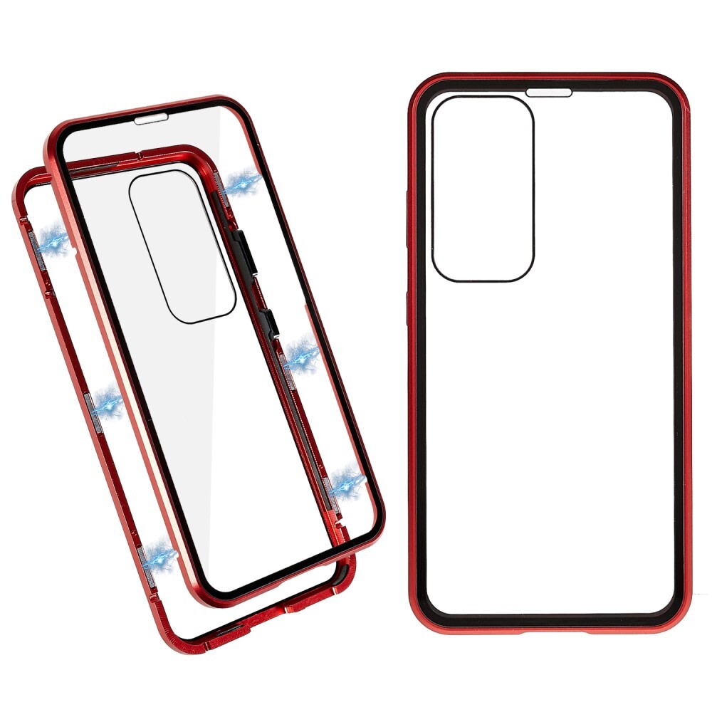 Mágneses Full-body tok "Stronghold" Samsung Galaxy S25 Plus készülékekhez - piros