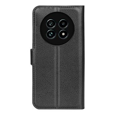 Nyitható tok "Litchi" Realme 13 Pro / 13 Pro Plus készülékekhez - fekete