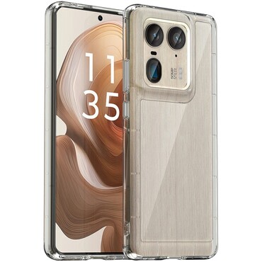 Hibrid tok "Frame Shield" Motorola Edge 50 Ultra készülékekhez - átlátszó