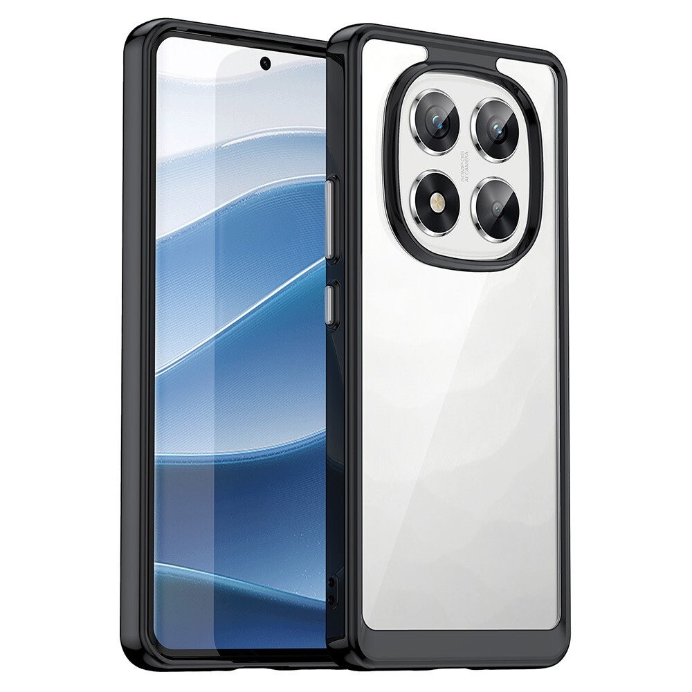 Hibrid tok "Frame Shield" Xiaomi Redmi Note 14 Pro 5G / Poco X7 készülékekhez - fekete