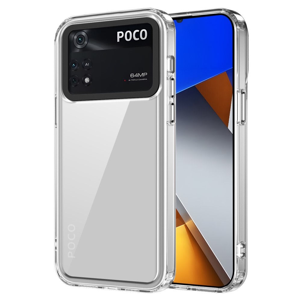 Hibrid tok "Frame Shield" Xiaomi Poco M4 Pro 4G készülékekhez - átlátszó