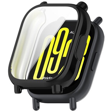 TPU gél tok kijelző védelemmel Xiaomi Redmi Watch 5 Active órákhoz - fekete