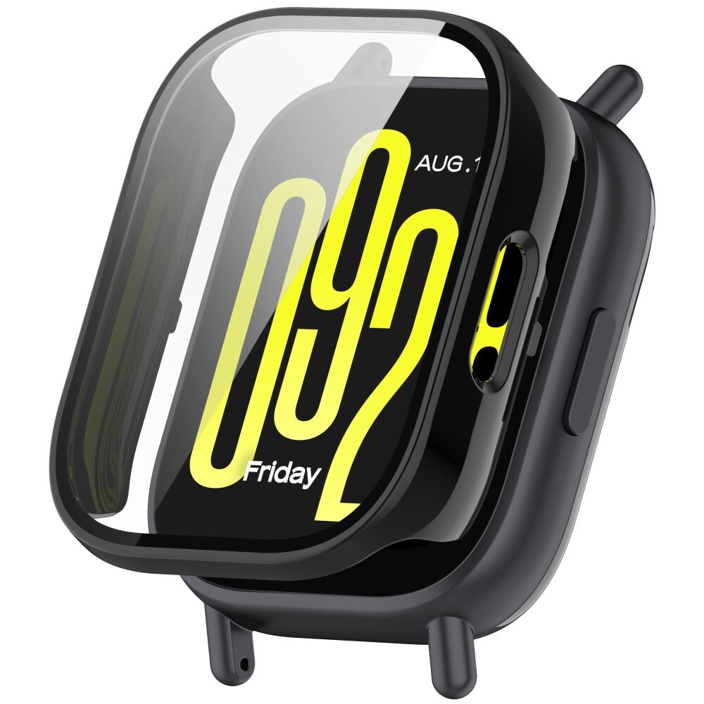 TPU gél tok kijelző védelemmel Xiaomi Redmi Watch 5 Lite órákhoz - fekete