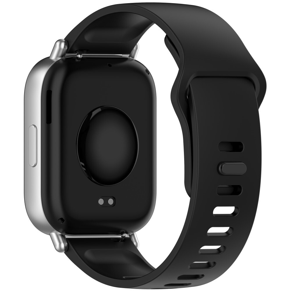 Szilikon óraszíj Xiaomi Redmi Watch 5 Active órákhoz - fekete