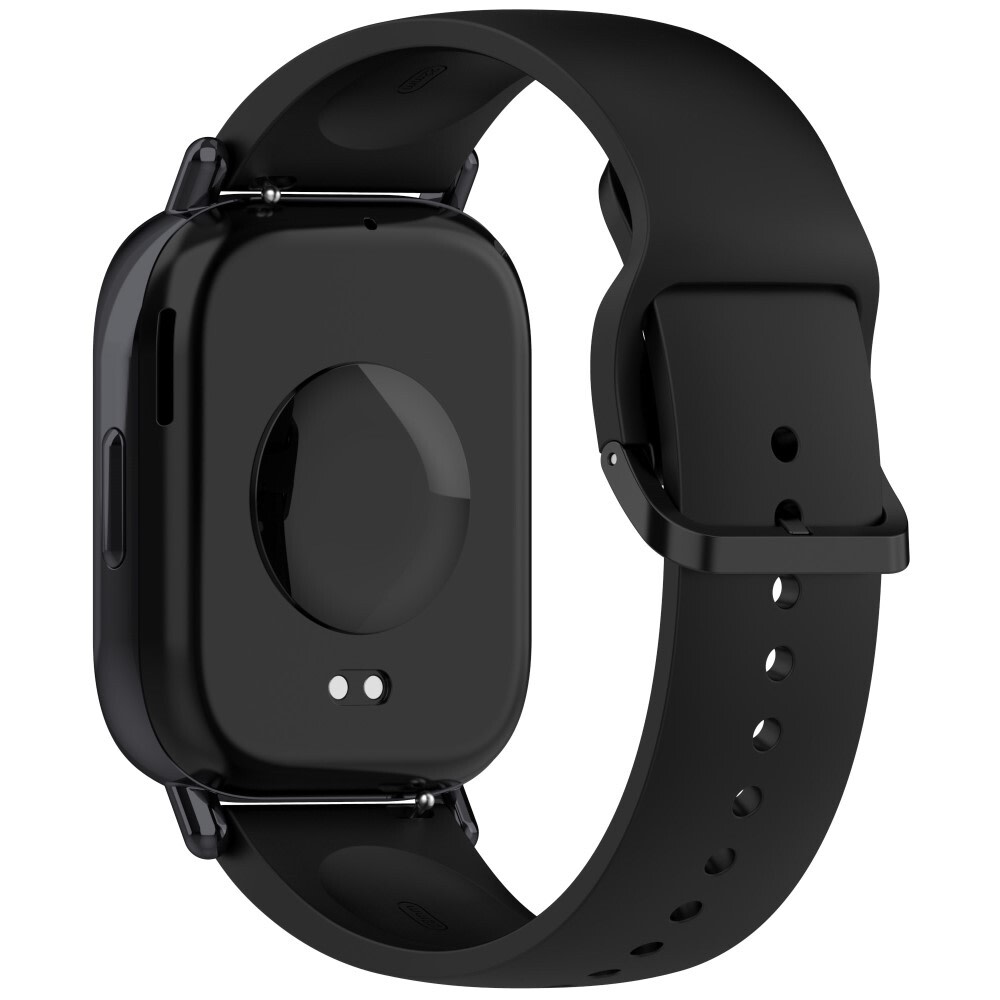 Szilikon óraszíj Xiaomi Redmi Watch 5 Lite órákhoz - fekete
