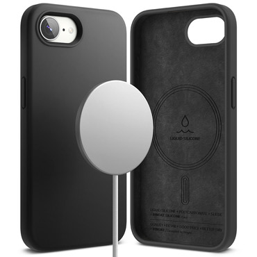 Tok Ringke "Silicone Magnetic" iPhone 16e készülékekhez - black