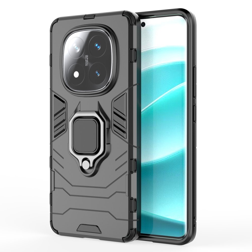 Strapabíró tok "Impact X Ring" Xiaomi Redmi Note 14 Pro Plus 5G készülékekhez - fekete