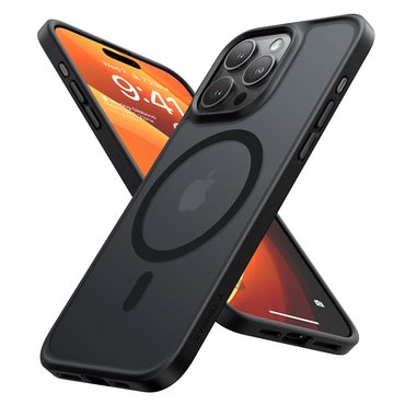 Prémium tok Torras "Guardian Magnetic" iPhone 15 Pro Max készülékekhez - fekete