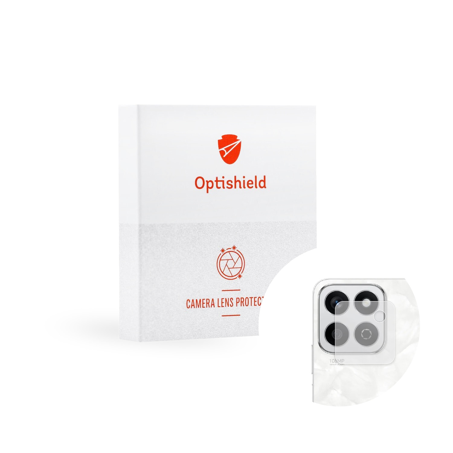 Kiváló minőségű üveg hátsó kamerára Honor X7c Optishield Pro