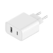 Eredeti Xiaomi fali töltő „BHR4996GL” 33W PD, USB-A és USB-C kimenettel – fehér