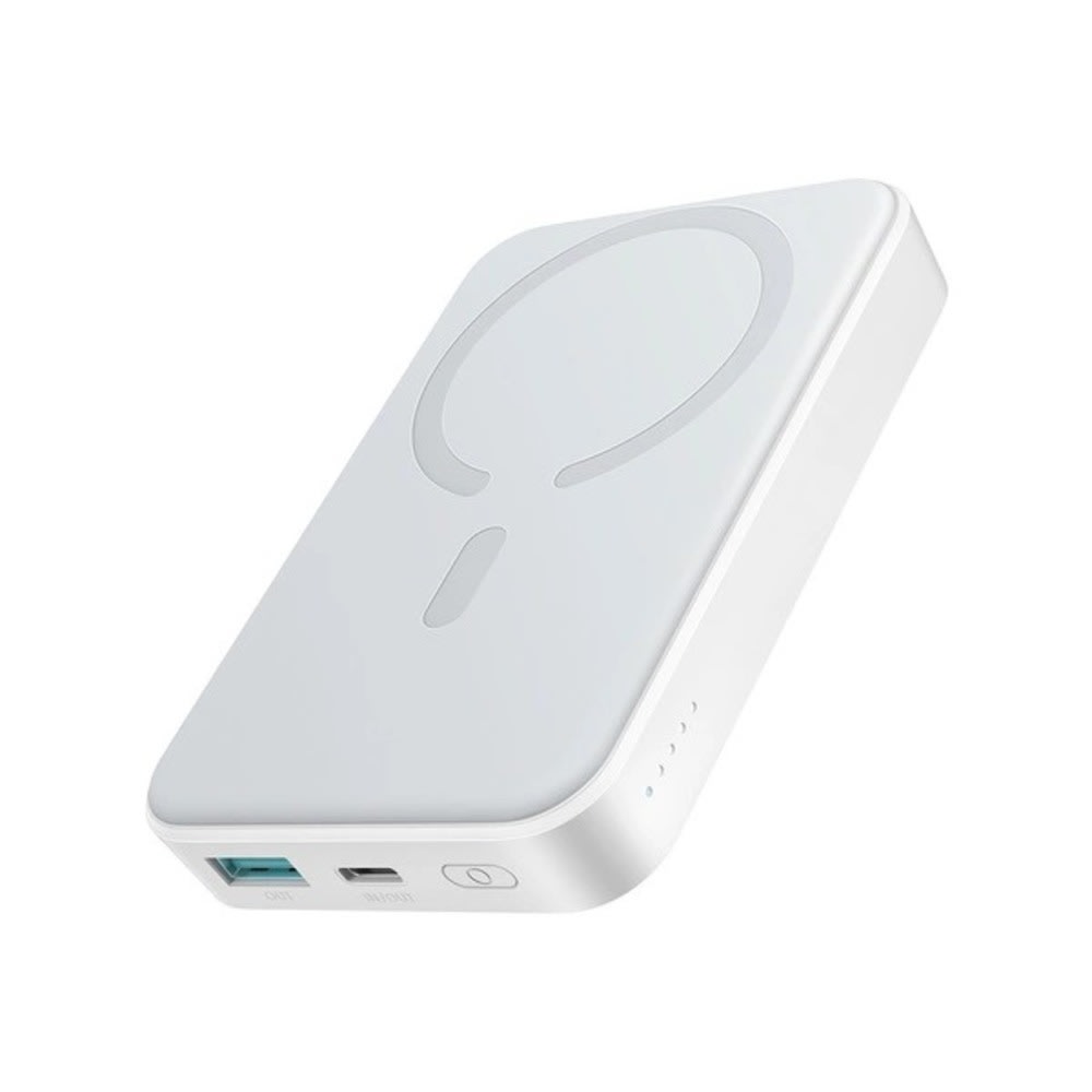 Joyroom W020 20W 10000mAh MagSafe + USB-C - USB-C vezeték nélküli töltésre - white