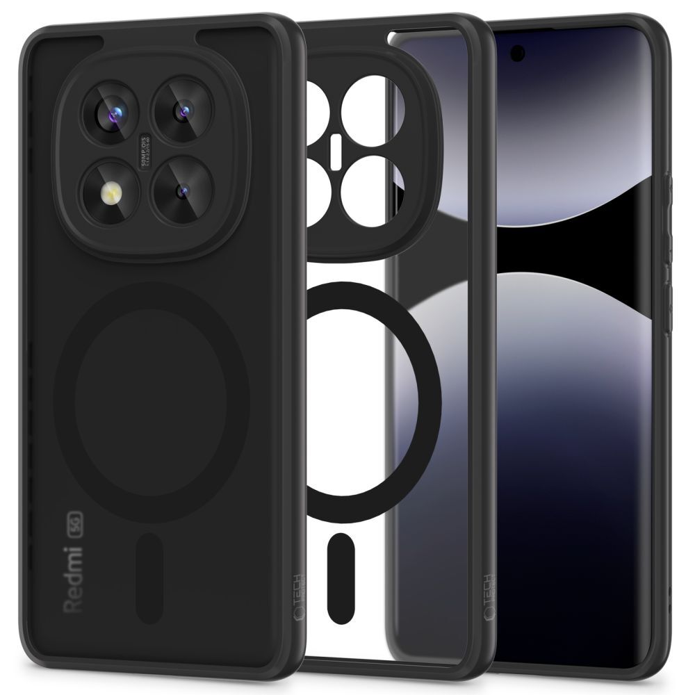 Hibrid tok Tech-Protect "Magmat MagSafe" Xiaomi Redmi Note 14 Pro Plus 5G készülékekhez - fekete
