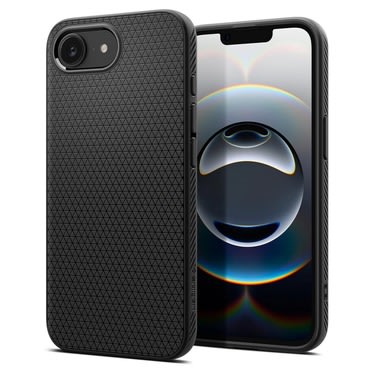 Tok Spigen "Liquid Air" iPhone 16e készülékekhez - matte black