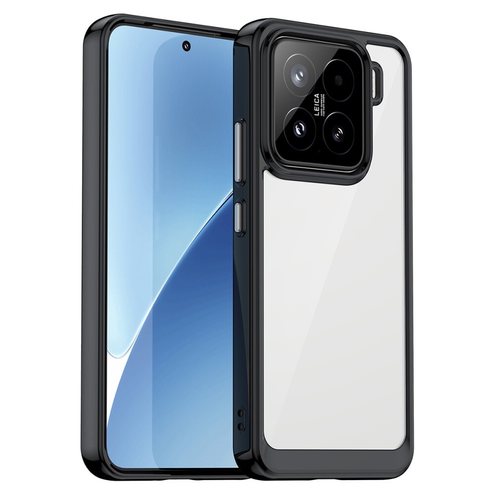 Hibrid tok "Frame Shield" Xiaomi 15 készülékekhez - fekete