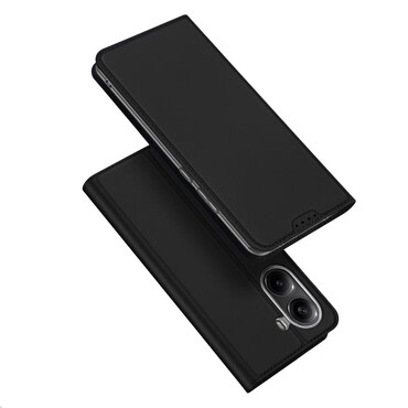 Nyitható tok "Skin" Xiaomi Poco X7 Pro készülékekhez - fekete Nyitható tok "Skin" Xiaomi Poco X7 Pro készülékekhez - fekete