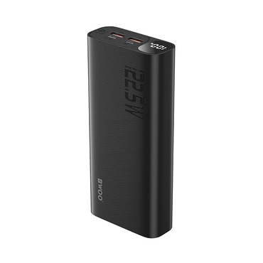 Power bank BWOO "P44" 22.5W 20000mAh két USB-A és egy USB-C kimenettel - fekete Power bank BWOO "P44" 22.5W 20000mAh két USB-A és egy USB-C kimenettel - fekete