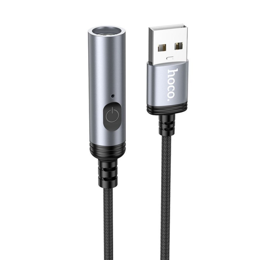 Elektronikus szivargyújtó Hoco UA30 USB-A - szürke