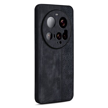 Prémium tok Cube Leather beépített hátsó kamera védelemmel Xiaomi 15 Ultra készülékekhez - graphite black Prémium tok Cube Leather beépített hátsó kamera védelemmel Xiaomi 15 Ultra készülékekhez - graphite black
