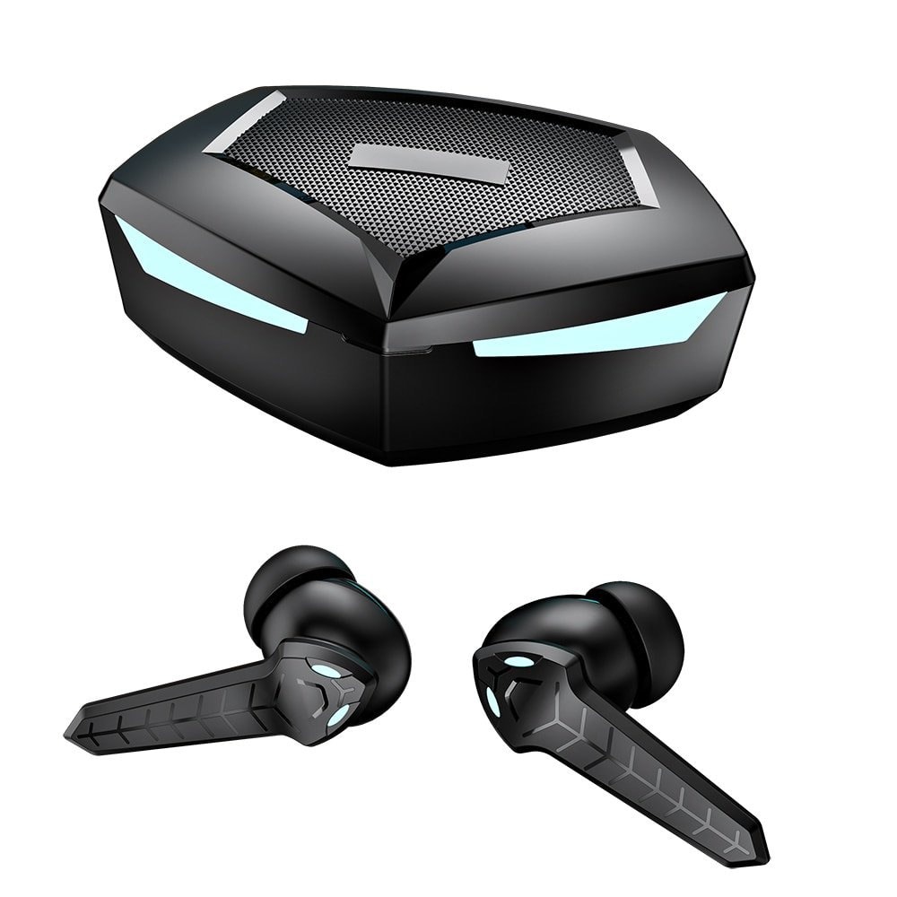 SonicFlow LED vezeték nélküli fülhallgató – Bluetooth 5.2, kiváló hangzással, e-sport reakcióidővel és automatikus kapcsolódással – cobra slayer