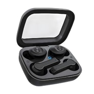 QuadroBeats Pro Bluetooth fülhallgató 2 az 1-ben – két pár fülhallgató egy töltőállomással és dupla zenehallgatási élménnyel – metallic black