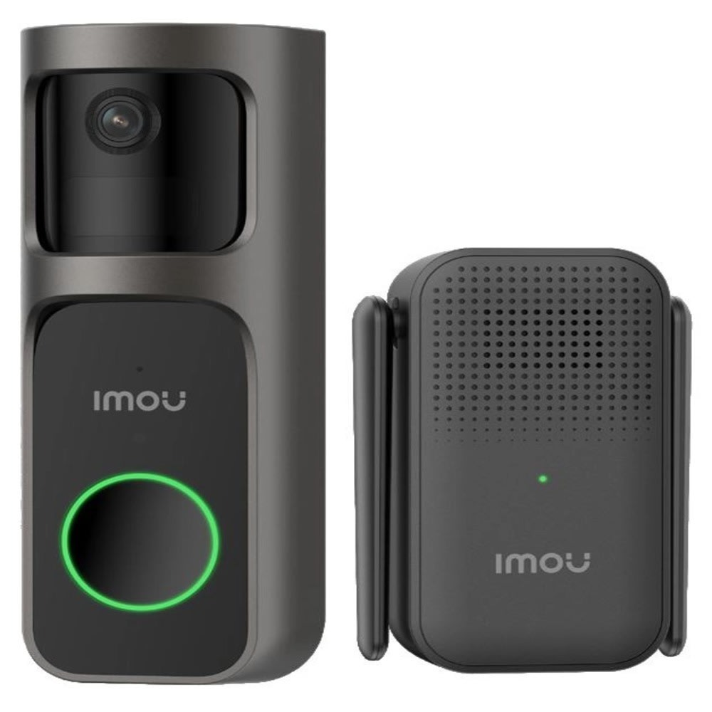 Imou DB2S vezeték nélküli videócsengő kétirányú kommunikációval, 2K felbontással és intelligens mozgásérzékeléssel