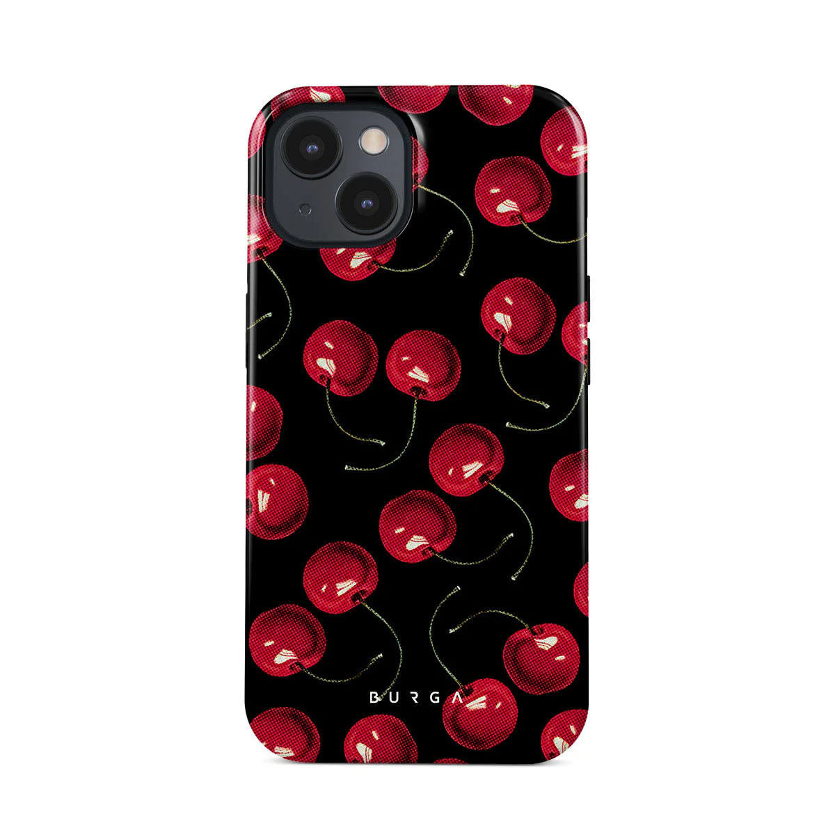Prémium Burga Tough "Cherrybomb" tok iPhone 14 készülékhez