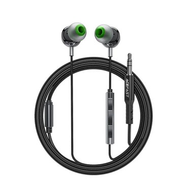 Acefast L4 in-ear fülhallgató 3,5 mm-es csatlakozóval – fekete