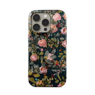 Prémium Burga Tough "Bloomy Garden" tok iPhone 16 Pro Max készülékhez