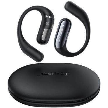 Acefast "AceFit Air" Ear-Hook sportos vezeték nélküli Bluetooth fülhallgató, a legújabb BT 5.4 verzióval és NC technológiával - fekete Acefast "AceFit Air" Ear-Hook sportos vezeték nélküli Bluetooth fülhallgató, a legújabb BT 5.4 verzióval és NC technológiával - fekete