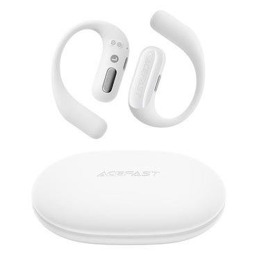 Acefast "AceFit Air" Ear-Hook sportos vezeték nélküli Bluetooth fülhallgató, a legújabb BT 5.4 verzióval és NC technológiával - fehér Acefast "AceFit Air" Ear-Hook sportos vezeték nélküli Bluetooth fülhallgató, a legújabb BT 5.4 verzióval és NC technológiával - fehér