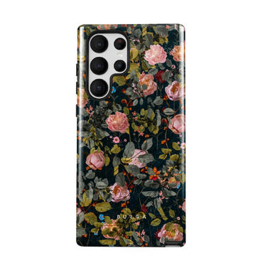 Prémium Burga Tough "Bloomy Garden" tok Samsung Galaxy S22 Ultra