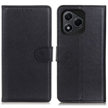 Nyitható tok "Litchi" Honor 400 Lite készülékekhez - fekete