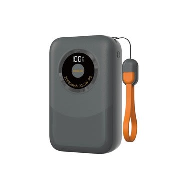 Powerbank Dudao K21Pro Mini 22.5W 20000mAh kapacitással, LED kijelzővel és gyorstöltéssel - szürke