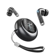 AudioSphere 3 Pro - Prémium Bluetooth 5.4 fejhallgató intelligens LED kijelzővel, zajszűréssel és hosszú üzemidővel - titanium grey