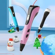 PrintGenius 3D nyomtató toll, LCD kijelzővel, hőmérséklet-szabályozással és teljes tartozékkészlettel az azonnali alkotáshoz