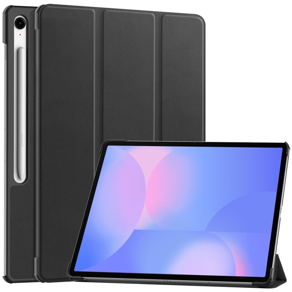 Nyitható tok "Fold" Samsung Galaxy Tab S10 FE Plus készülékekhez - fekete