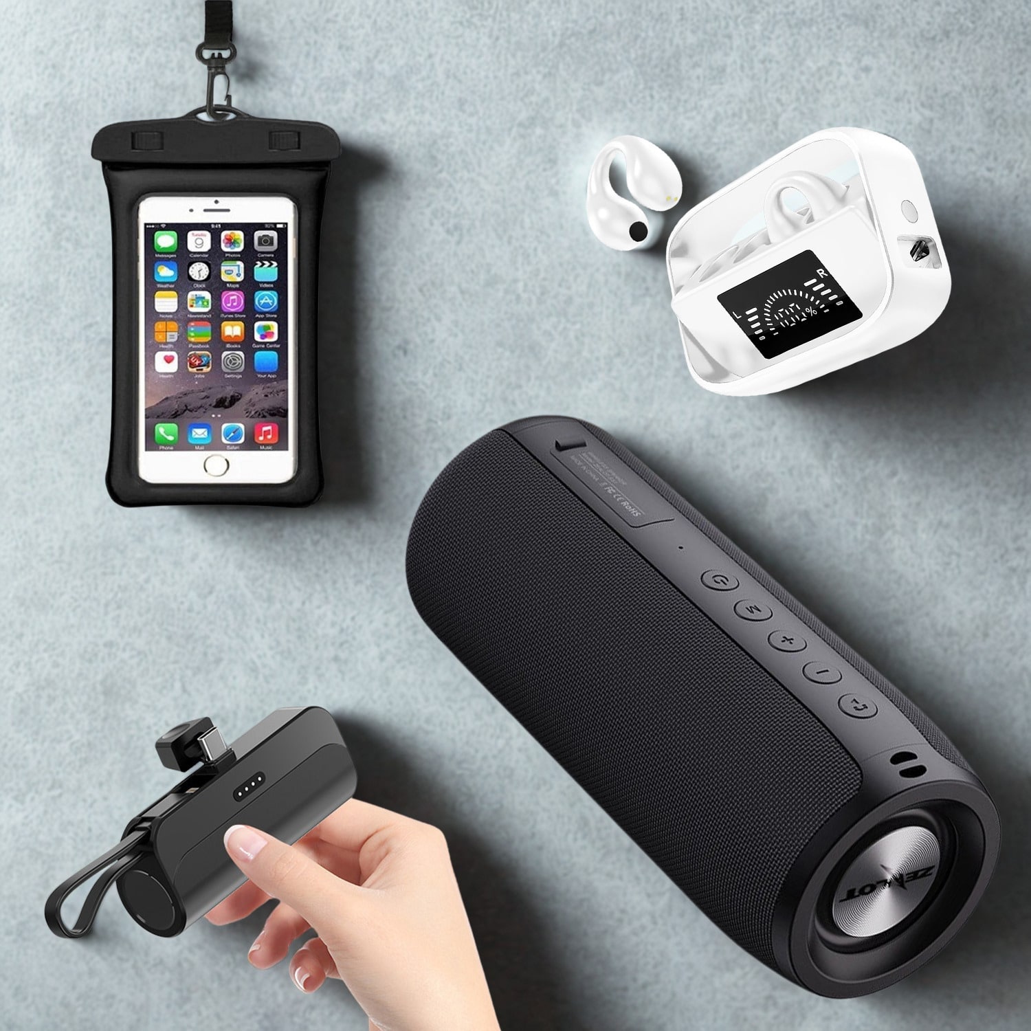 Nomad Audio Kit – Minden, ami a megállíthatatlan zenéhez kell: fülhallgató, hangszóró, powerbank és vízálló védelem