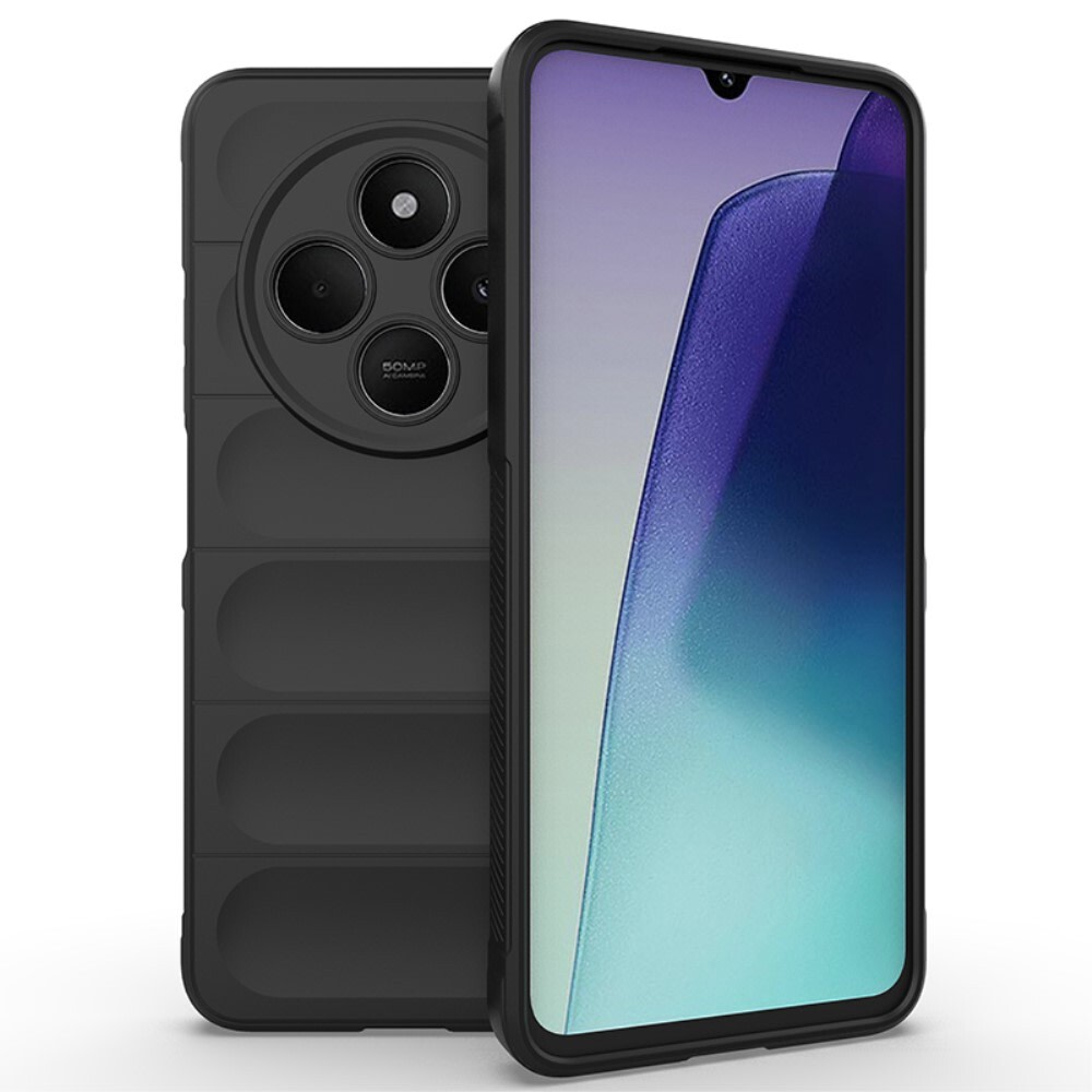Strapabíró tok "Waves" Xiaomi Poco C75 készülékekhez - fekete