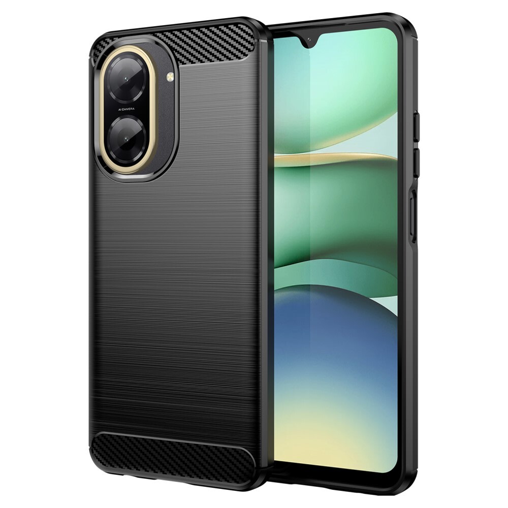 TPU gél tok "Brushed Carbon" Xiaomi Redmi A5 készülékekhez - fekete