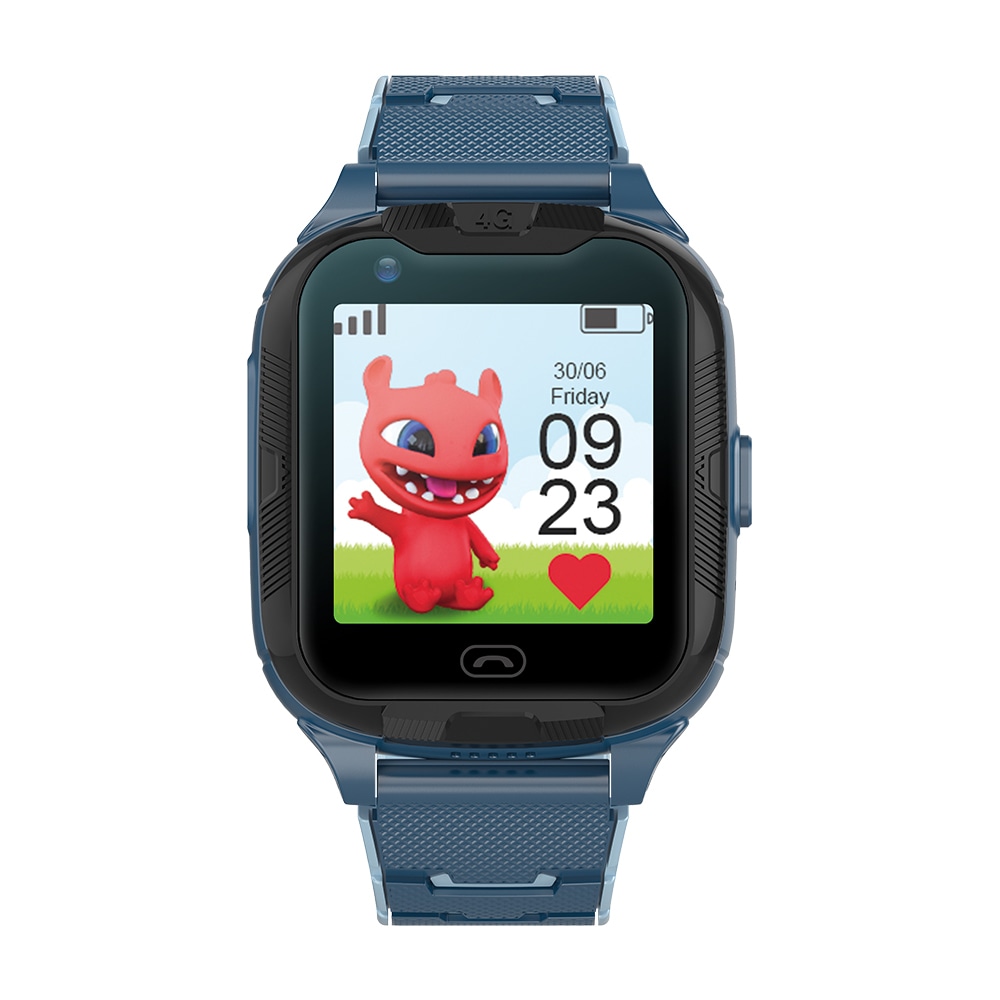 Maxlife "MXKW-350" okosóra gyerekeknek – 4G GPS/WiFi pontos helymeghatározással és videóhívás funkcióval – kék