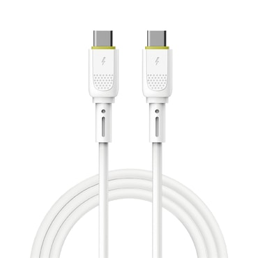 WIWU "C034" USB-C – USB-C kábel – 60W PD 3.0 töltés és adatátvitel – 1,2 m – fehér WIWU "C034" USB-C – USB-C kábel – 60W PD 3.0 töltés és adatátvitel – 1,2 m – fehér