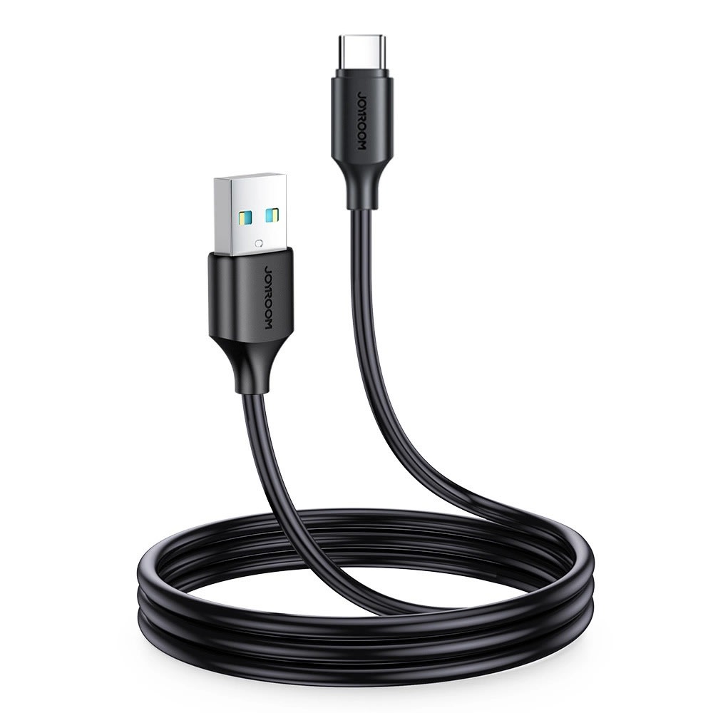 Joyroom A9 USB-A – USB-C kábel – 3A töltés és 480 Mbps adatátviteli sebesség – 1 m – fekete