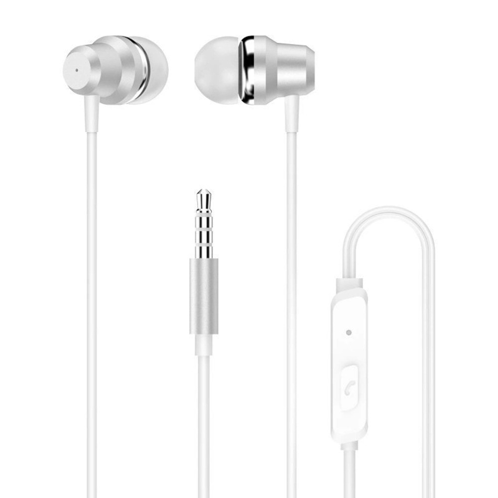 Dudao X10 Pro fülhallgató – 3,5 mm-es csatlakozóval és kábeles vezérlővel – 1,2 m – fehér