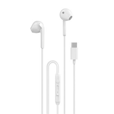 Dudao X3C fülhallgató – USB-C csatlakozóval és kábeles vezérléssel – 1,2 m – fehér Dudao X3C fülhallgató – USB-C csatlakozóval és kábeles vezérléssel – 1,2 m – fehér