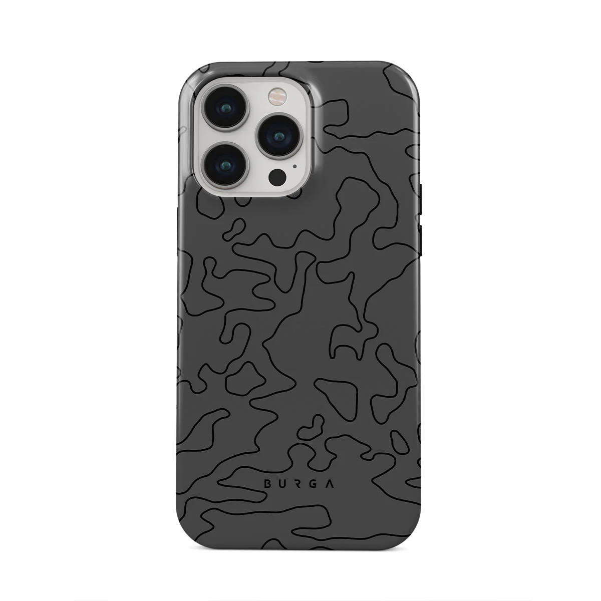 Prémium Burga Tough "Black Rock" tok iPhone 13 Pro Max készülékhez